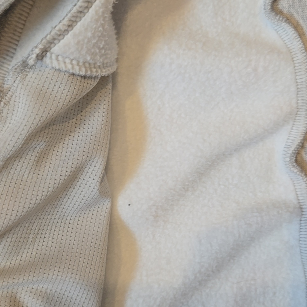 Fabletics Light Heather Gray Mock Neck Sweatshirt - Picture 8 of 9